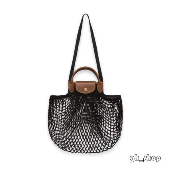 Longchammp Tote Raffias Beach Designer-Tasche Damen Herren 2 Größen Mode Urlaub Big Net Clutch Bags Luxurys Handtasche Umhängetasche Sommer Reise Umhängetasche 8460