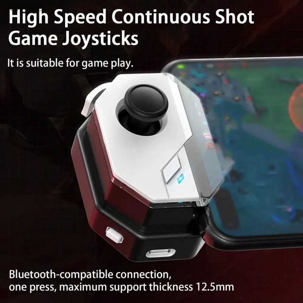 Oyun Denetleyicileri Joysticks MB02 Bluetooth Gamepad Oyun Tetikleyicisi Bir Keys-Burst Otomatik Basınç Şutu Sakla Sürekli Çekim Oyunu Oyun Bileşeni L24312