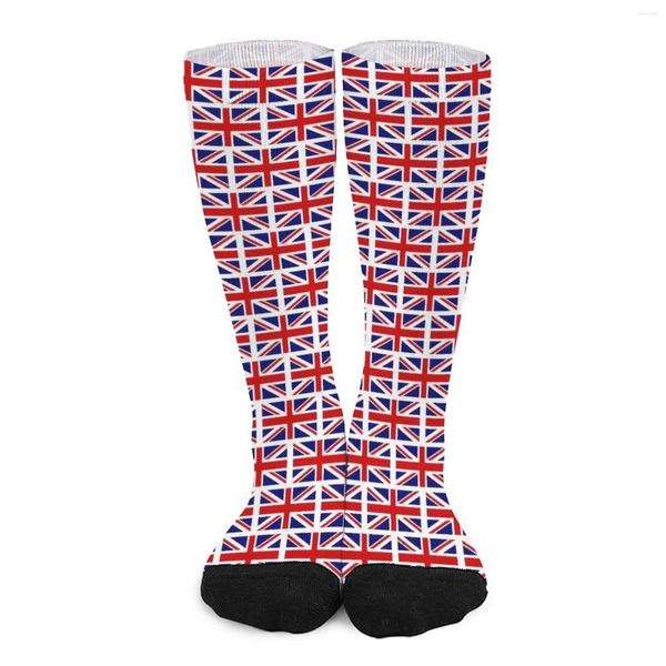 Damensocken mit britischer Flagge, Strümpfe mit britischen Flaggen, lustiges Winter-Anti-Rutsch-Unisex-Radfahren, hohe Qualität