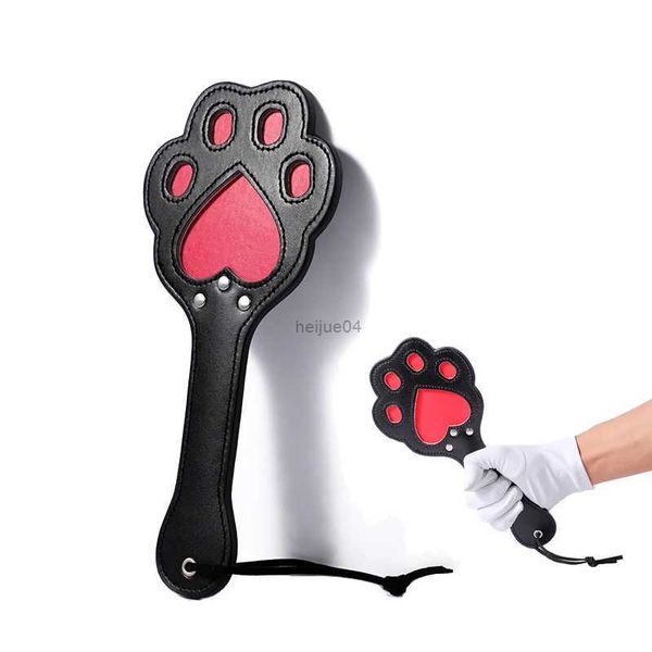 Brinquedos adultos BLACKWOLF Bonito BDSM Spanking Paddle Beat Cat Garra Sex Paddle Slave Kinky SM Produtos Bondage Chicote Brinquedos Sexuais para Casais GamesL2403