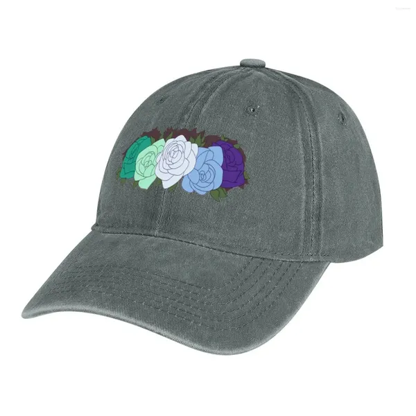 Береты MLM Pride Flower Crown Ковбойская шляпа Военная кепка Мужская рождественская женская шапка Мужская
