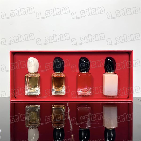 Mini perfume ajustado 7ml 4pcs Eau De Parfum fragrância Colônia cheiro duradouro