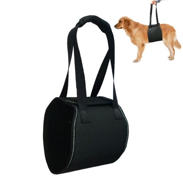 Coleiras de cachorro trelas PET-K9 elevador arnês suporte estilingue para ajuda canina Medium25-55lbs Large55-77lbsDogs Black230D