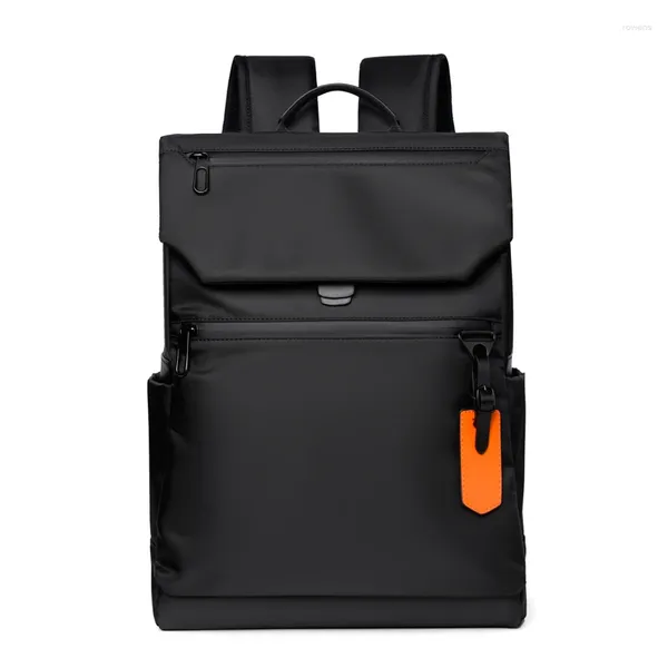 Mochila de alta qualidade à prova d'água laptop masculino marca de moda designer preto para negócios homem urbano carregamento usb