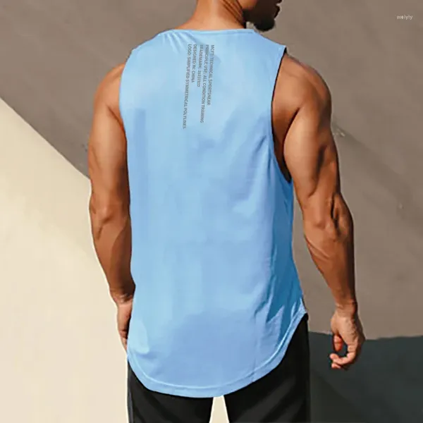 Herren Tank Tops Racerback Fitness Training Laufen Ärmelloses Top Basketball Lose Kurzarm