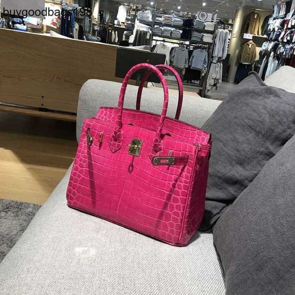 Designers bolsas sacos frances novo padrão de crocodilo real couro bolsa das mulheres um ombro luxo bens doce highend 41o8