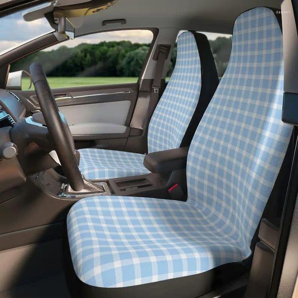 Capas de assento de carro para mulheres acessórios azuis Wo