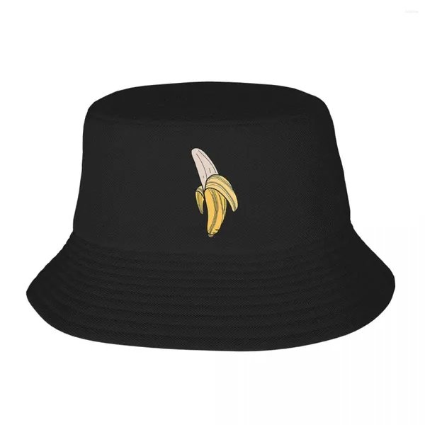 Berets LILA BANANE Eimer Hut Panama Kinder Bob Hüte Hip Hop Fischer Sommer Strand Angeln Unisex Caps