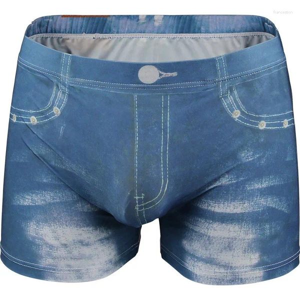 Cuecas ps marca sexy roupa interior masculina adorável impressão homem boxers homme confortável macio respirável calcinha masculina ps519