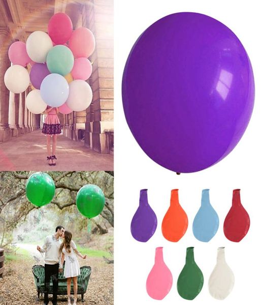 36 Zoll bunte große Latexballons Helium aufblasbare aufblasbare Riesenballon Hochzeit Geburtstag Party große Ballondekoration1950967