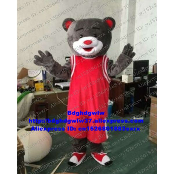 Maskottchen-Kostüme, graues Rockets-Bär-Maskottchen-Kostüm für Erwachsene, Cartoon-Charakter-Outfit, Anzug, Etikette, mit freundlicher Genehmigung von Large-Size, Good-Size Zx3007