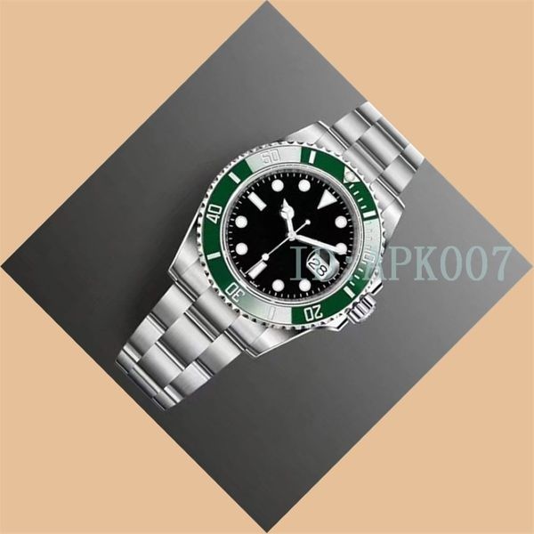 apk007 мужские автоматические часы керамика безель мужские часы высокого качества золотые наручные часы мужской подарок SUB наручные часы скидка 344p