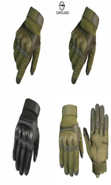 Camoland Touch Screen Guanto tattico da uomo Gomma dura Knuckle Dito pieno Esercito militare Paintball Guanti da moto Online269x1688111