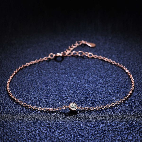 Дизайнерский серебряный браслет 925 пробы Mo Sangshi с бриллиантами, муассанитами Tiffay и Co Bubble, женская прямая трансляция Tiktok