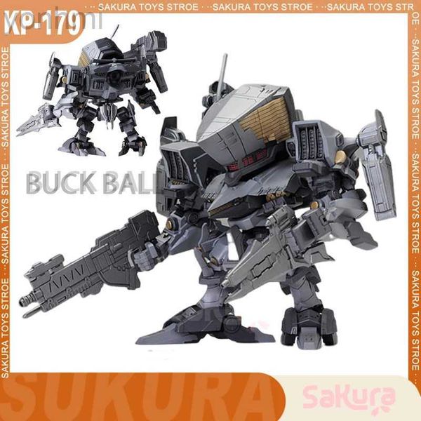 Action Figures giocattolo Giochi Armored Core Anime Figure KP-179 D-style10 Kit modello di assemblaggio Versione Q Armored Core Statua Collectble Decor Giocattoli per bambini Gk ldd240312