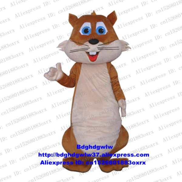 Costumi mascotte Scoiattolo marrone Chipmunk Chipmuck Chippy Eutamias Costume mascotte Personaggio dei cartoni animati Celebrazione annuale Festa di Capodanno Zx964