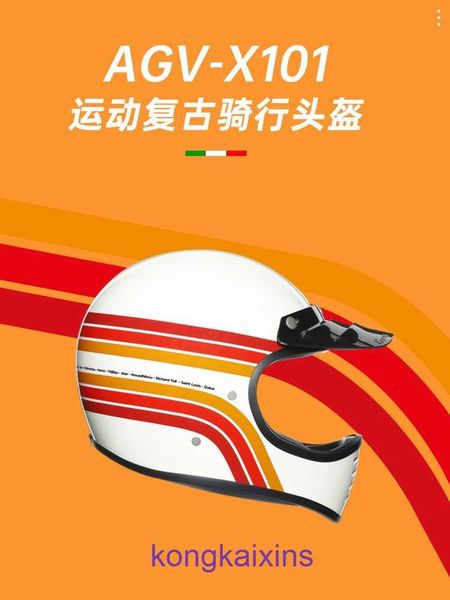 Araba Fan Chen Agv X101 Motosiklet Kask Rallisi Yolda Four Seasons Tam Tırmanış Güvenliği