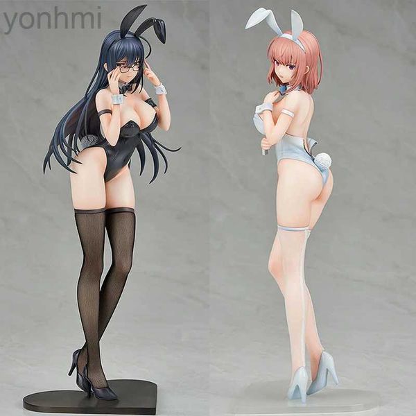 Action Figures Toy 30 cm Ensoutoys Black Bunny Aoi White Bunny Natsume scala 1/6 Action PVC Figure Collezione per adulti Giocattoli modello bambola hentai Regali ldd240312