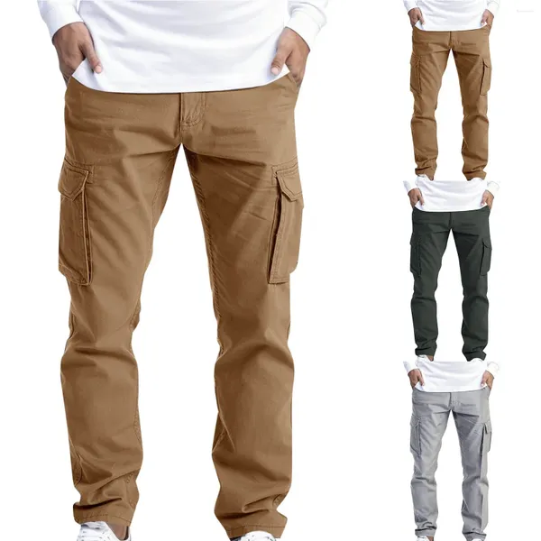 Pantaloni da uomo Cargo Wear Pantaloni da lavoro completi a 6 tasche. Vestibilità slim da uomo