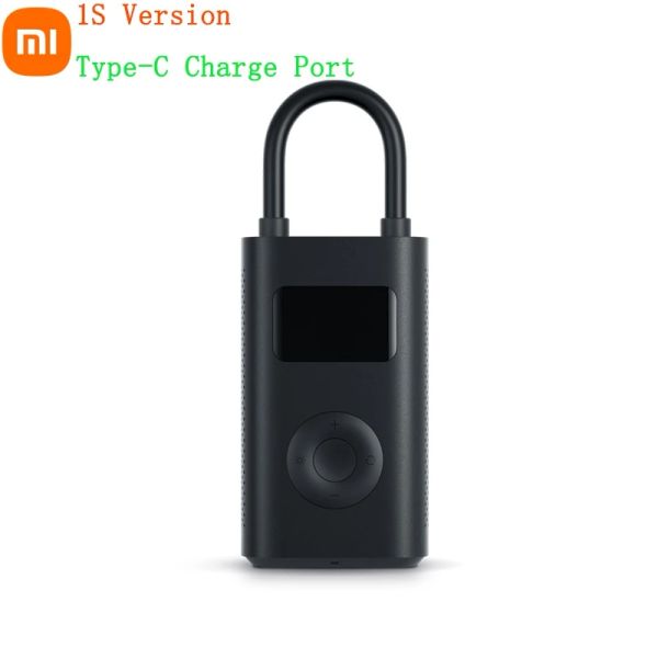 Controllo originale Xiaomi Mijia compressore d'aria elettrico portatile 1S sensore per pneumatici pompa d'aria Mi tesoro gonfiabile per calcio auto moto