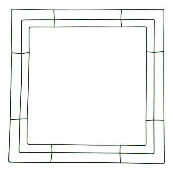 Dekorative Blumen Girlande Dekoration DIY Eisen Kranz Unterstützung Metalldrahtrahmen Blumengirlanden Eheringe