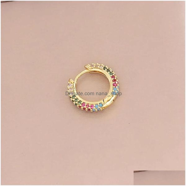 Ear Cuff New Fl Diamond Color Zirconia Clips para mulheres com brincos de temperamento personalizados elegantes e na moda E388 Drop Deliver Dhfj2