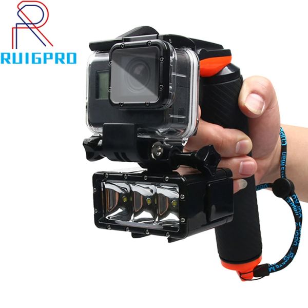 Telecamere Trigger di Otturatore Galleggiante Hand Grip Diving Galleggiabilità Stick Per GoPro HERO 10 9 8 7 6 5 sj5000 Xiaomi yi4k Accessori Della Macchina Fotografica di Sport