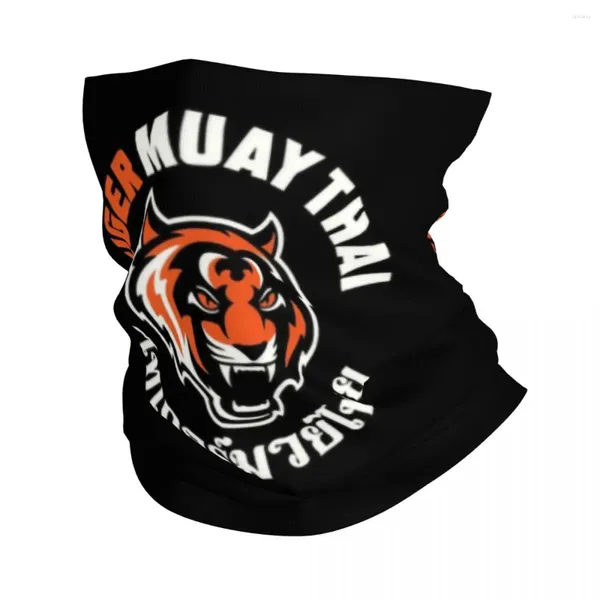 Bandane Tiger Muay Thai Bandana Scaldacollo Uomo Donna Inverno Sci Tubo Sciarpa Ghetta Thailandia Boxe Fighter Face Cover
