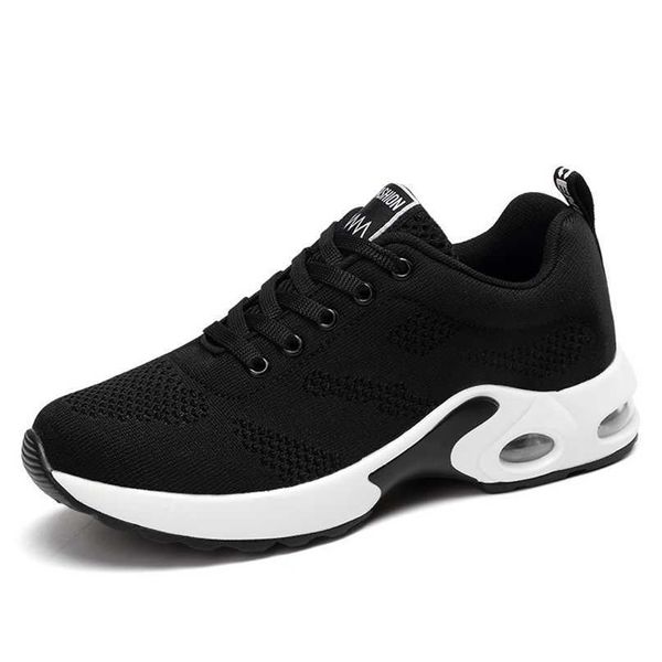 Scarpe da passeggio Scarpe casual Scarpe da donna Volanti in tessuto Casual da donna di grandi dimensioni Maglia sportiva Corsa versatile