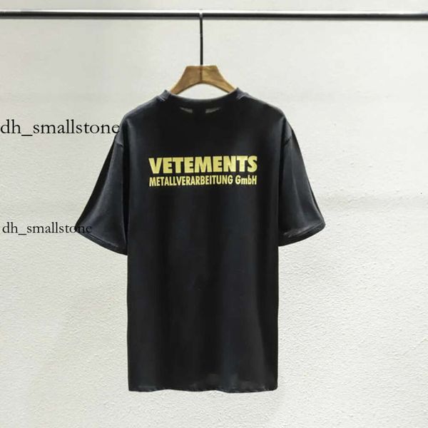 Vetements T-Shirt Luxus Übergroßes T-Shirt Männer Vetement T-Shirt Männer Frauen Hip Hop Vetement T-Shirts Beste Qualität Streetwear Baumwolle Casual Veteme