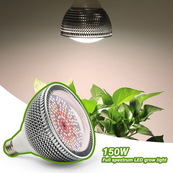 150W LED Coltiva La Luce Spettro Completo Fitolamp 200LED Pianta Coltiva Lampadina Illuminazione per Fiori Semi Piante Indoor Grow Box