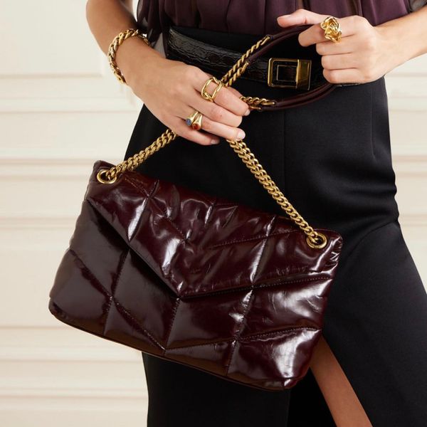 Damentasche Loulou Handtasche Jumbo 29 cm x große Form Klappe Kette Umhängetaschen Icare Maxi-Taschen Luxus Designer Lady Clutch Messenger Umhängetasche Einkaufstasche