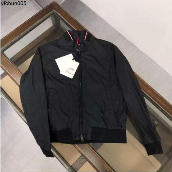 Nova França Mens Jaqueta Carta Malha Painel Casual Casacos Bomber Jaquetas Designers Roupas Masculinas 5e9a