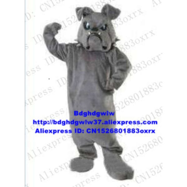 Trajes da mascote bulldog pitbull cão pit bull terrier pug mascote traje personagem dos desenhos animados promoção de negócios cortar a fita zx471