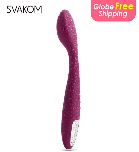 SVAKOM KERI Massaggiatore punto G in silicone di alta qualità 5 modalità Stimolatore clitorideo vibrante Dildo Bullt vibratore Figa giocattoli del sesso per Wo8445018