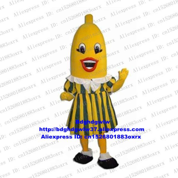 Maskottchen-Kostüme, gelbe Banane, Bananen, Pisang-Wegerich, Musa Basjoo Basho, Maskottchenkostüm für Erwachsene, Charakter, malerischer Ort, Sehenswürdigkeiten, Zx2503