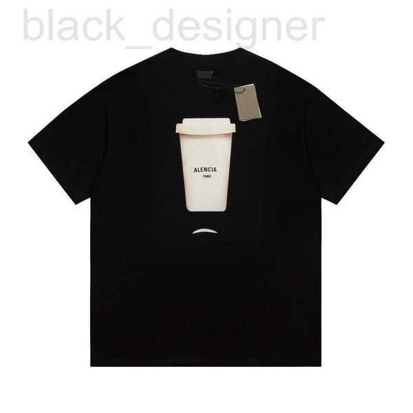 T-shirt da uomo designer 23ss versione alta B nuova t-shirt alla moda della famiglia, stile coppia unisex sciolto casual versatile stampato maniche corte Q5PA
