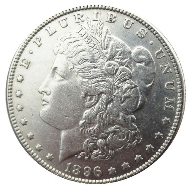 90% Argento US Morgan Dollar 1896-P-S-O NUOVO VECCHIO COLORE Copia artigianale Moneta Ornamenti in ottone Accessori per la decorazione della casa2607