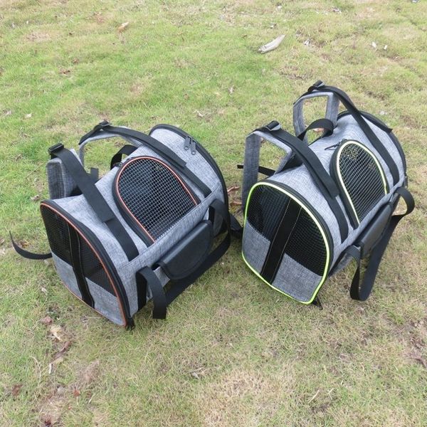 moda katlanan evcil hayvan taşıyıcıları portable sırt çantası yumuşak kaymış köpek taşıyıcı taşıma açık köpek çantası sepet çanta köpek malzemeleri 3555o