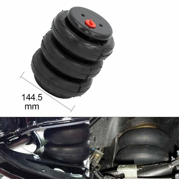 2400lbs Air Ride Suspension Stoßdämpfer Airspring Balg Gummi Luftfeder 3E2400 Anzug für LKW Pickup