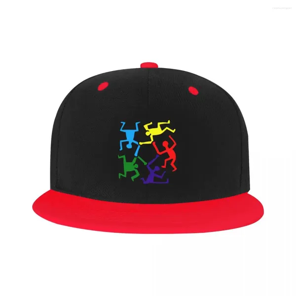 Top Caps Punk Keith Özet Dansçı Hip Hop Beyzbol Kapağı Erkekler için Kadınlar Ayarlanabilir Haring Geometrik Graffiti Dad Hat Snapback