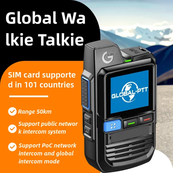 Walkie-talkie globale rete pubblica 4G mini flotta walkie-talkie Oltremare commerciale civile professionale walkie-talkie bidirezionale esterno 5000 km