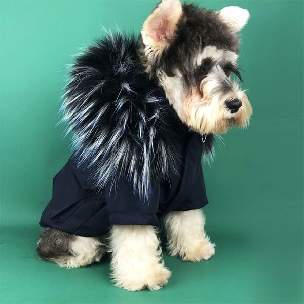 Зимняя одежда для домашних животных для маленьких собак Одежда для домашних животных Французский бульдог Пуховик Мопс Костюм Одежда для щенков PC1382 Y200328251P