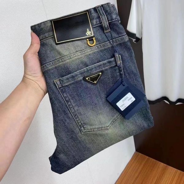 P-ra оригинальные мужские джинсы, брюки, мужские толстые супер религиозные джинсы, одежда, мужские повседневные джинсы-карандаш, синие, черные джинсы