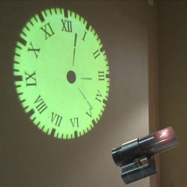 Creativo analogico LED luce digitale scrivania proiezione da parete Roma Arabia orologio telecomando orologio da parete a proiezione Home Decor US248s