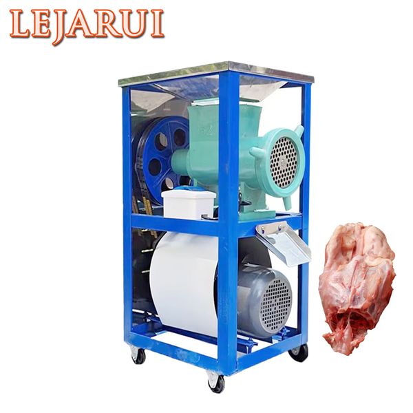 Máquina moedora de carne elétrica picadora de metal comercial de aço inoxidável 220V 42 50Kg