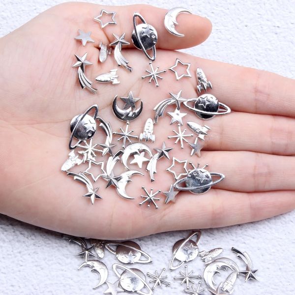 Liga jóias unhas decoração arte charme artesanato vestuário álbum scrapbooking enfeites 3d metal zircão jóias da arte do prego 240307