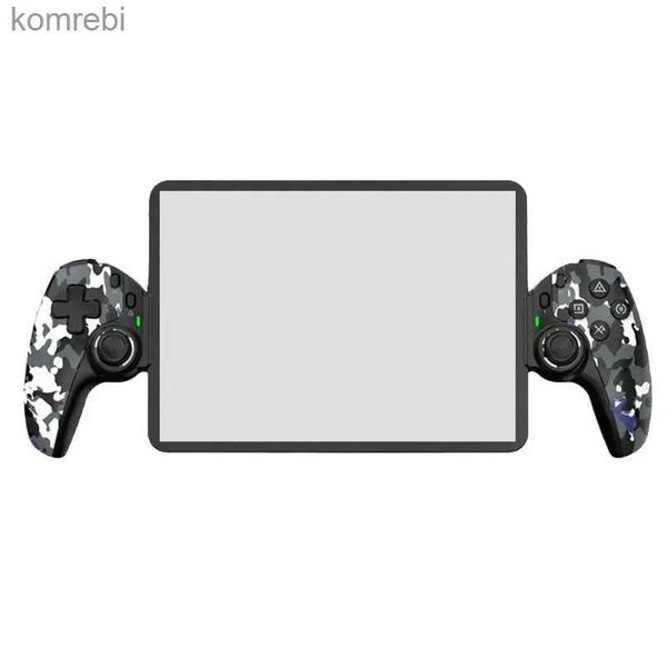 Игровые контроллеры Джойстики Телескопический игровой контроллер D9 RGB Light Геймпад для мобильного телефона с турбо/6-осевым гироскопом/вибрацией для Android IOS PS3 PS4 Switch PC L24312