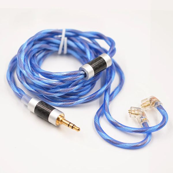 Ohrhörer KZ 9010 Upgrade 498 Core Professional Headphone -Kabel 3,5 mm Headset 0,75 mm goldplattiert C -Pin Kabelvermesster Kopfhörerzubehör