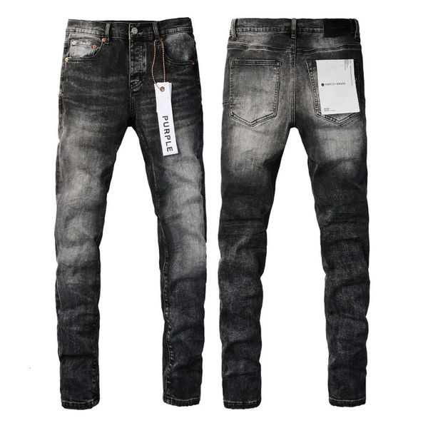 Jeans viola firmati jeans per uomo skinny moda pantaloni da moto lavaggio patchwork di lusso Amirs Dot pantaloni a tutto tondo jeans di marca viola 31